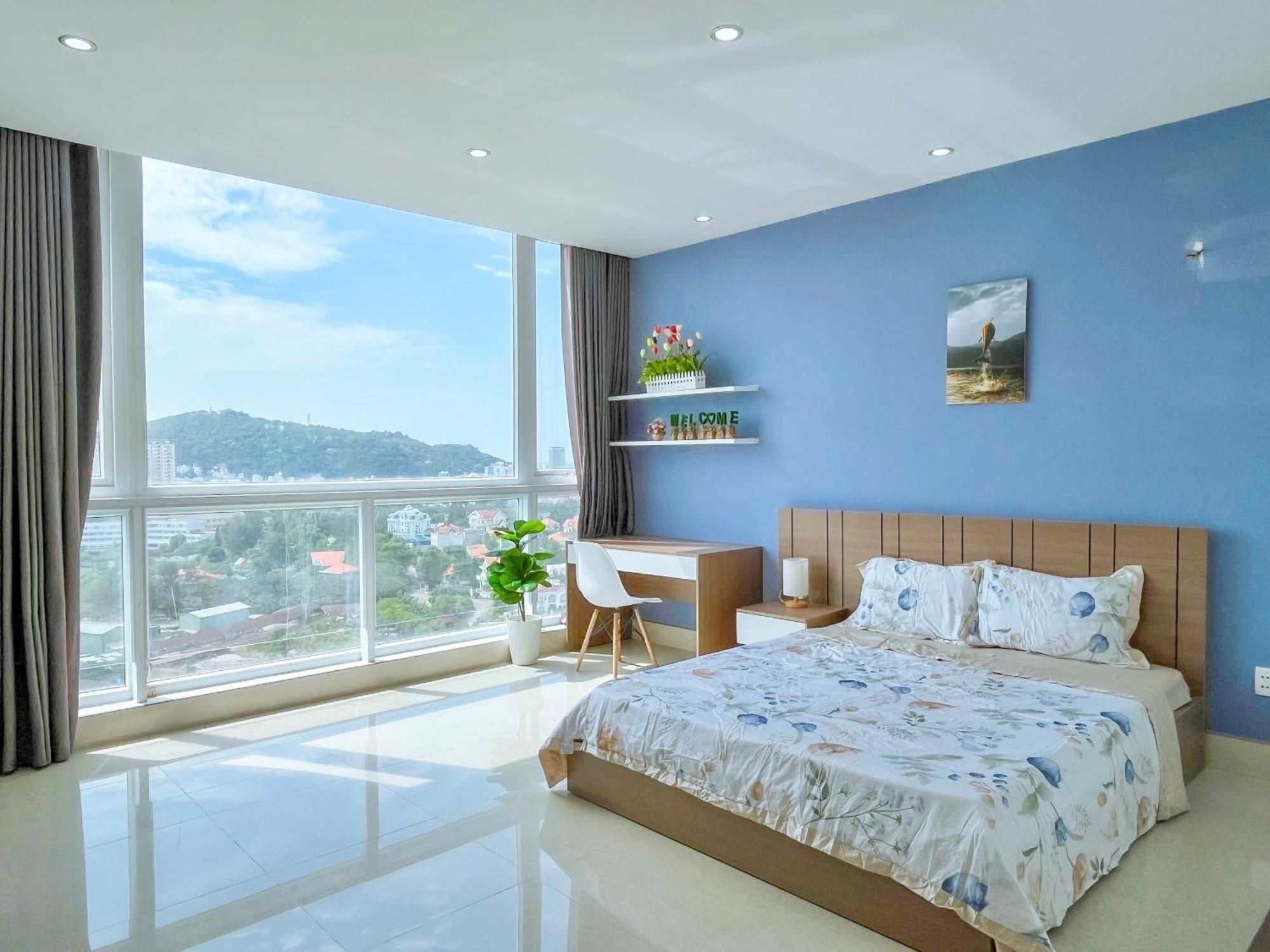 Can Ho Oasky,3 Phong View Dep Nhin Ra Bien,Nui Va Ho Bau Sen Вунгтау Экстерьер фото