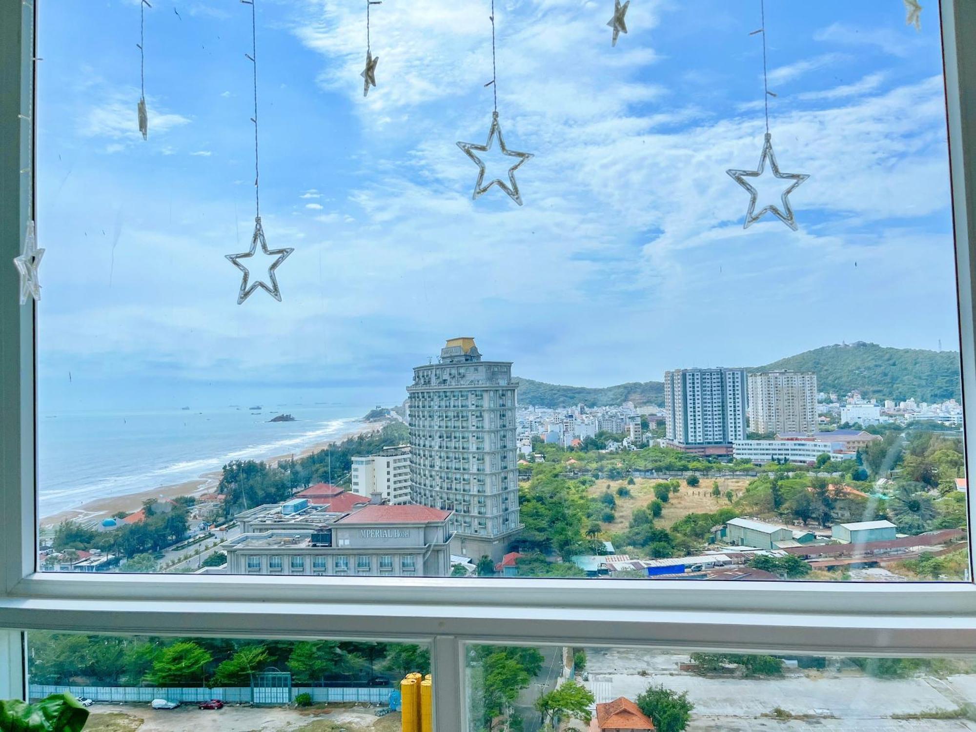 Can Ho Oasky,3 Phong View Dep Nhin Ra Bien,Nui Va Ho Bau Sen Вунгтау Экстерьер фото